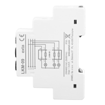 Индикатор питания с предохранителем 3х230В ЛКМ-09 ЗАМЕЛЬ