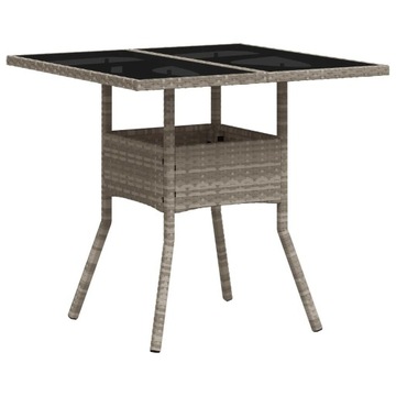 STOLIK OGRODOWY KAWOWY NA TARAS BALKON OGRÓD MEBLE OGRODOWE 80x80x75 cm