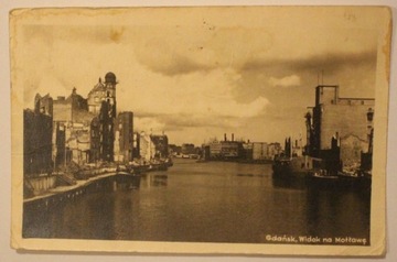 Gdańsk. Widok na Motławę