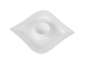 ПОДСТАВКИ ДЛЯ ЯИЦ WAVE, БЕЛОЕ БЛЮДО AMBITION