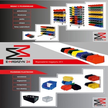 POJEMNIK MAGAZYNOWY 400x300x270 NIEBIESKI