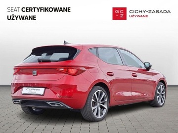 Seat Leon IV Hatchback Plug-In 1.4 e-HYBRID 204KM 2021 Seat Leon e-HYBRID 204KM FR Martwe pole Szyberdach Nawigacja ACC FV23, zdjęcie 4