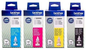 Zestaw 4x Brother BT6000BK BT5000C BT5000M BT5000Y