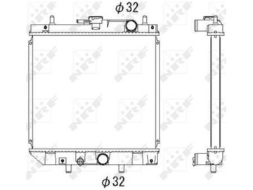 CHLADIČ DAIHATSU GRANÁT MOVE 1.5 1.6