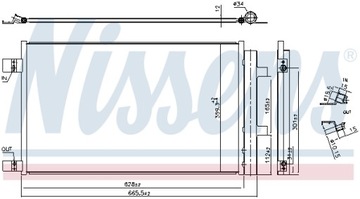 CHLADIČ KLIMATIZACE CITAN W420 2021- 921004575R