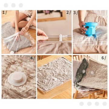 Вакуумные пакеты для одежды, постельного белья, пакеты для одежды, НАБОР 13 шт., 5 размеров.