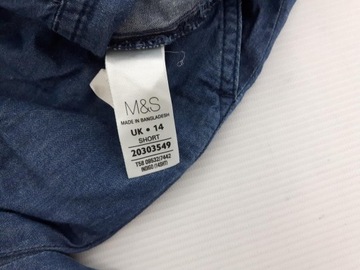 M&S modne SPODENKI RYBACZKI a'la jeans VINTAGE retro _ 42