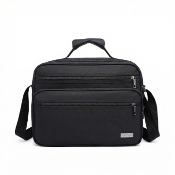 TORBA MĘSKA DO PRACY SZKOŁY UCZELNIĘ NA RAMIĘ KOLOR CZARNY MARKA VELTINO