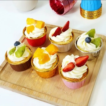 БУМАЖНЫЕ СТАКАНКИ, PINK CUP, 20 шт, ДЛЯ КЕКСОВ, МАФФИНЫ, ЧАШКИ 492