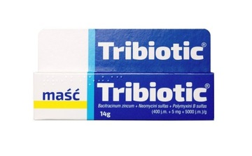 TRIBIOTIC maść antybakteryjna antybiotyk tubka 14g