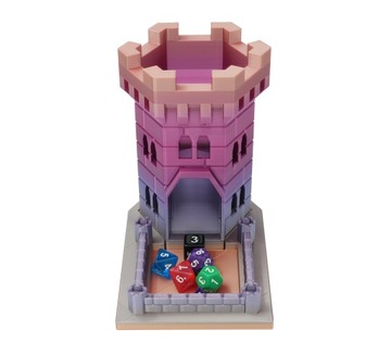 Шестиугольная башня из кубиков - Радужная конфета Dice Tower