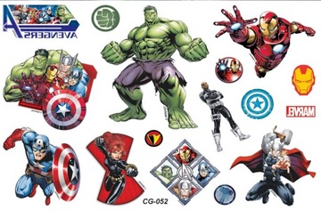 Tatuaże dla dzieci Avengers, superbohater