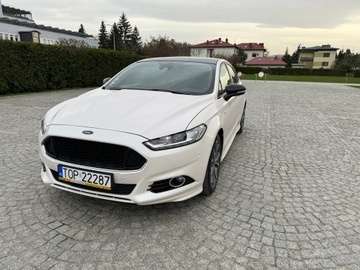 Ford Mondeo V Liftback 2.0 TDCi 180KM 2019 Ford Mondeo MK5 ST-LineX 2.0 TDCI 180 KM #Panorama #Webasto #Perła #Ideal, zdjęcie 10