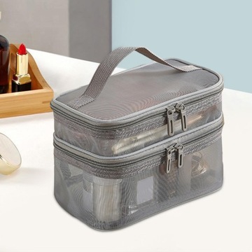 Дорожная сумка для туалетных принадлежностей, большая компактная сумка для переноски, кошелек для