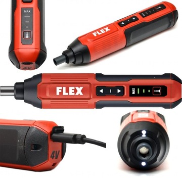 WKRĘTAK ELEKTRYCZNY KOMPAKTOWA WKRĘTARKA AKUMULATOROWA 4,0 V SD5-300 FLEX