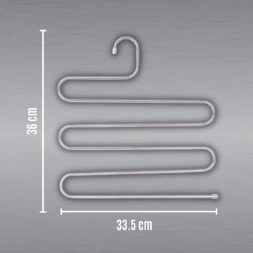 ВЕШАЛКА ДЛЯ БРЮК ДЛЯ ГАРДЕРОБА, 5 ПАР, ЖИДКАЯ