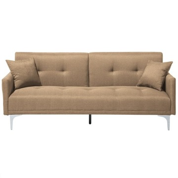 Sofa rozkładana beżowa LUCAN