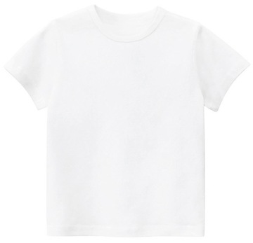 T-SHIRT DZIECIĘCY koszulka BIALA 9-11 lat 140/146