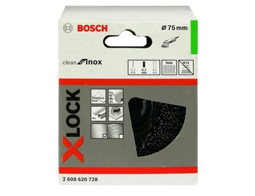 ПРОВОЛОЧНАЯ ЩЕТКА BOSCH 75 мм X-LOCK