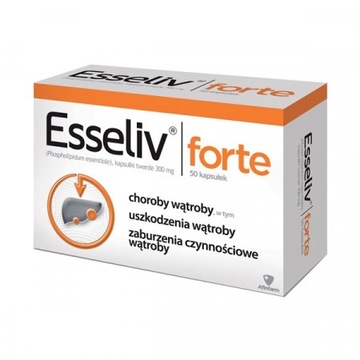 Esseliv forte wątroba regeneracja 50 kapsułek