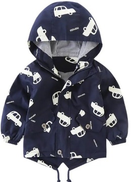 KURTKA PARKA WIOSENNA CHŁOPIĘCA BAWEŁNIANA r.104