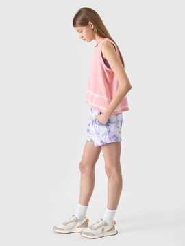 Футболка для девочек 4F Top Funt с припечатка SS24