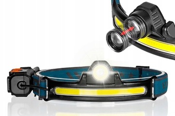 LATARKA CZOŁOWA CZOŁÓWKA LAMPA LED 5 TRYBÓW-USB C