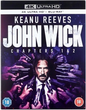 JOHN WICK 1+2 [2XBLU-RAY 4K]+[2XBLU-RAY]