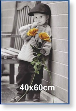 Rama aluminiowa do zdjęcia lub plakatu 40x60cm, granatowa