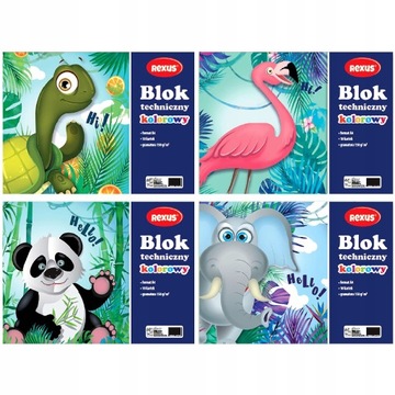 BLOK TECHNICZNY A4 KOLOR BENIAMIN 10K