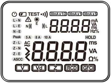 Тестер-анализатор электроустановок MASTECH MS5908C