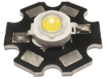 Power LED EPISTAR 1/3W 6500K 45mil + PCB