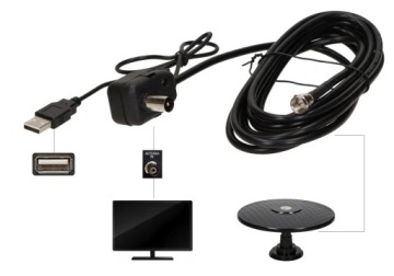 ТВ АНТЕННА DVB-T ДЛЯ КЕМПИНГА ДЛЯ КАМЕРЫ A6O