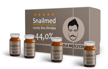 Snailmed Serum do włosów i brody dla mężczyzn ze śluzem ślimaka