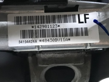 NISSAN JUKE F15 VOLANT KOŽENÁ 48430-BV11A