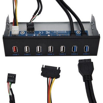 Napęd optyczny USB3.0 Panel przedni 5,25 cala 7