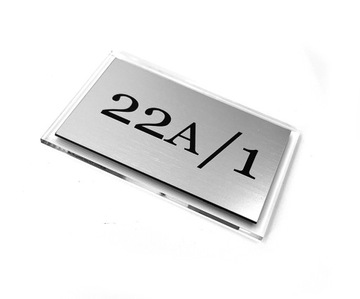 Номер двери - любой номер на оргстекле!