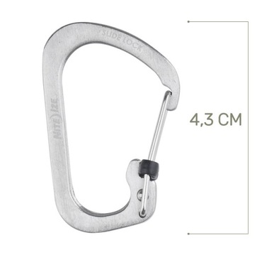 Karabińczyk Nite Ize SlideLock Carabiner #2 Stal
