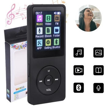 MP3-ПЛЕЕР 16 ГБ РАДИО BLUETOOTH 5.0 FM ЭЛЕКТРОННАЯ КНИГА С ШУМОПОДАВЛЕНИЕМ + НАУШНИКИ