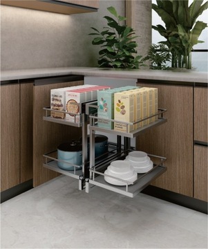 Kosz Cargo Magic Corner NANO Uniwersal Grafit 900