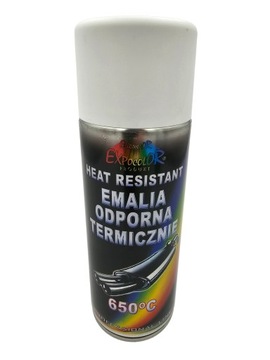 EUROCOLOR Farba do Tłumika 650 ŻAROODPORNA BIAŁA