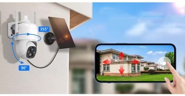 Наружная камера 4G, мониторинг поворота SIM-карты