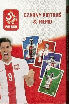 Piotruś Czarny Memo WCIĄGAJĄCA Rywalizująca ROZGRYWKA Gra Dziecięca KARTY