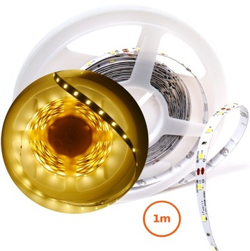 taśma LED profesjonalna 24V 6W/m 3000K na metry BIAŁA CIEPŁA