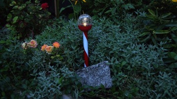 LAMPKA KULA ŚWIĄTECZNA BIAŁA SOLAR MALAGA