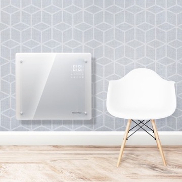 Электрический радиатор для ванной комнаты с ЖК-дисплеем 1000 Вт Warmtec WiFi белый