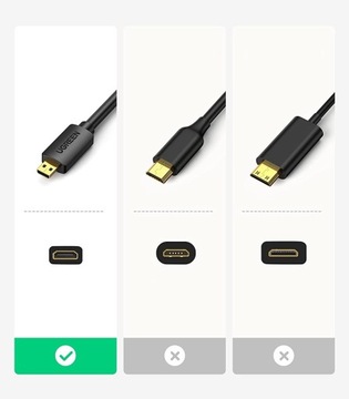 UGREEN HD127 Kabel micro HDMI - HDMI 4K 3D 3m