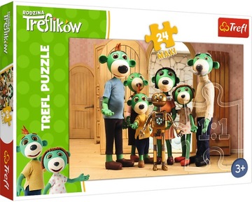PUZZLE MAXI 24 EL TREFLIKI PORTRET RODZINNY TREFL