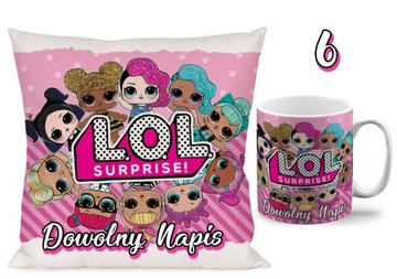 НАБОР ПОДУШКА + КРУЖКА ЛОЛ СЮРПРИЗ + ИМЯ N6
