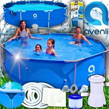 15W1 BASEN OGRODOWY STELAŻOWY AVENLI 305X76 POMPA + FILTR KOMPLETNY ZESTAW